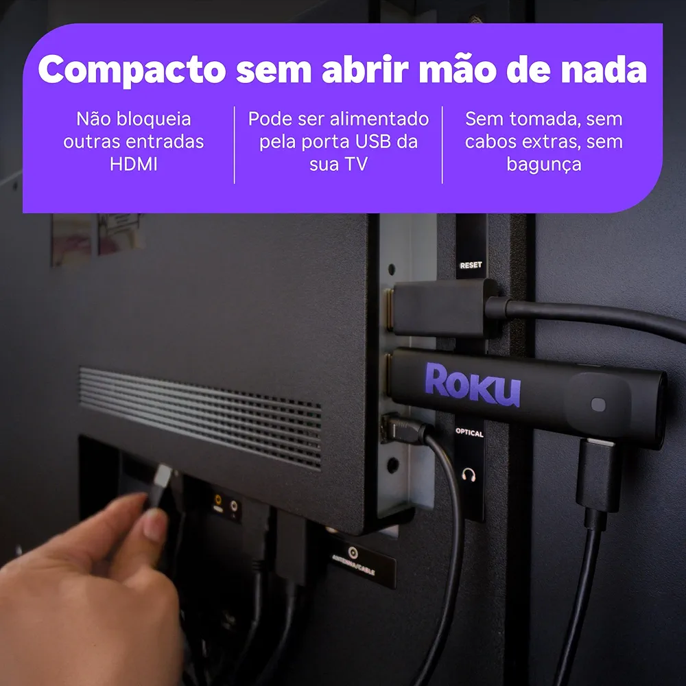 Roku Streaming Stick HD 2025 - Imagem 3
