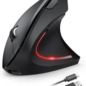 Mouse Vertical Ergonômico Sem Fio