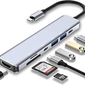 Adaptador Hub 7 em 1 USB-C Premium