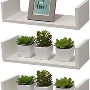 Kit 3 Prateleiras U Branca