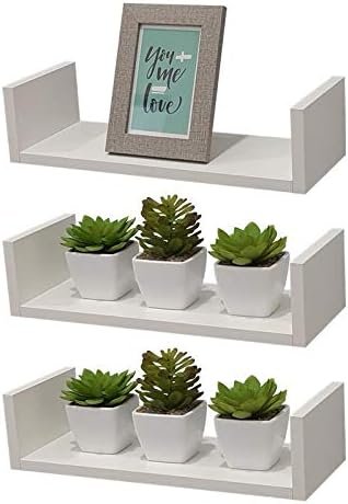 Kit 3 Prateleiras U Branca