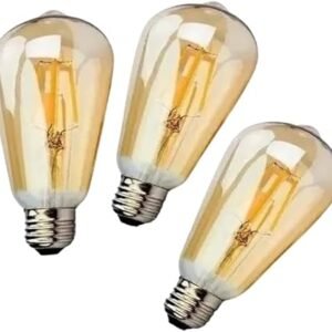 Kit 3 Lâmpadas LED Retrô Vintage ST64