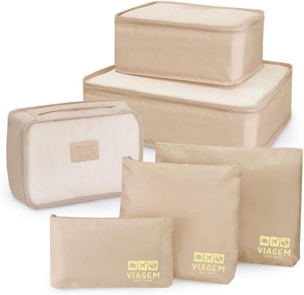 Kit Organizador de Malas - 6 Peças