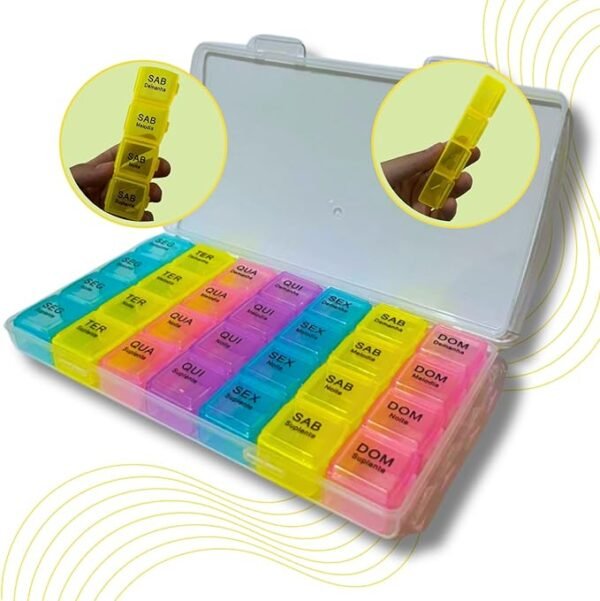 Porta Comprimido Semanal RHAYNER