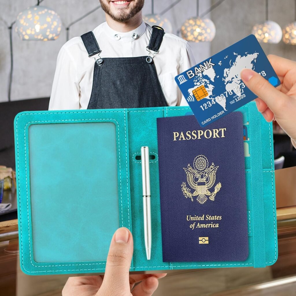 Carteira de viagem com bloqueio de RFID