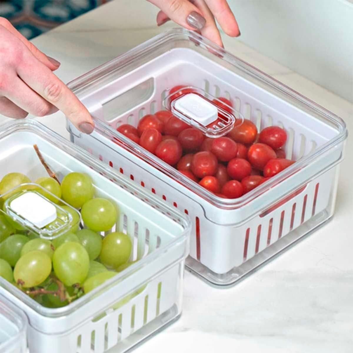 Kit 4 Organizadores para Geladeira e Cozinha House Organizer - Imagem 5