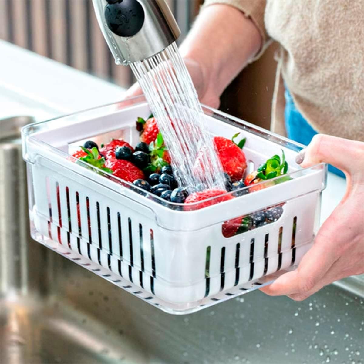 Kit 4 Organizadores para Geladeira e Cozinha House Organizer - Imagem 7