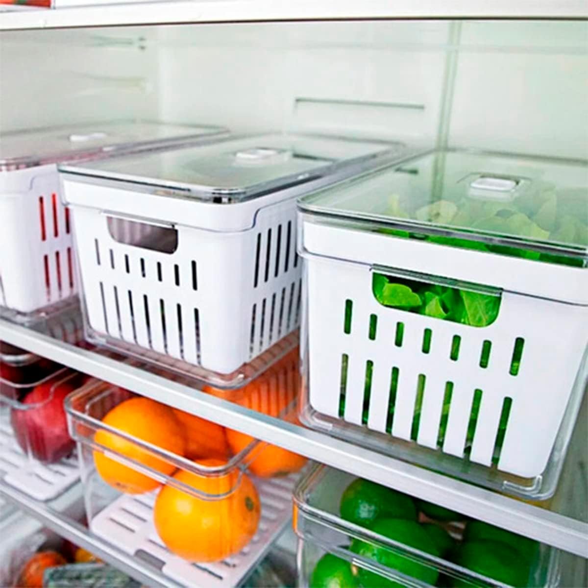 Kit 4 Organizadores para Geladeira e Cozinha House Organizer - Imagem 3