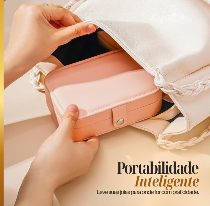 Porta Joias Organizadora Portátil - Imagem 5